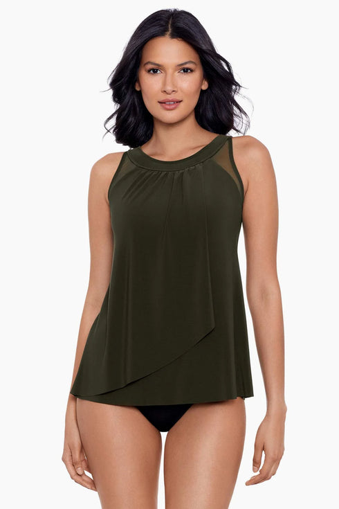 MiracleSuit Illusionists Ursula Tankini Top DD-Cup