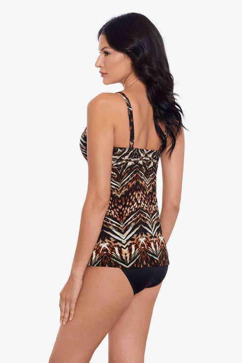 MiracleSuit Tribal Tigress Gala Tankini Top