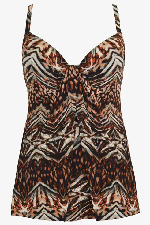MiracleSuit Tribal Tigress Gala Tankini Top