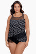MiracleSuit Plus Size Linked In Mirage Tankini Top