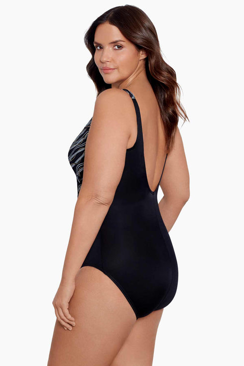 MiracleSuit Plus Size Linked In Oceanus One Piece Swimsuit