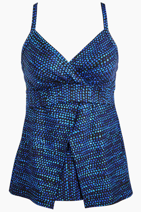 MiracleSuit Dot Com Cleo Tankini Top