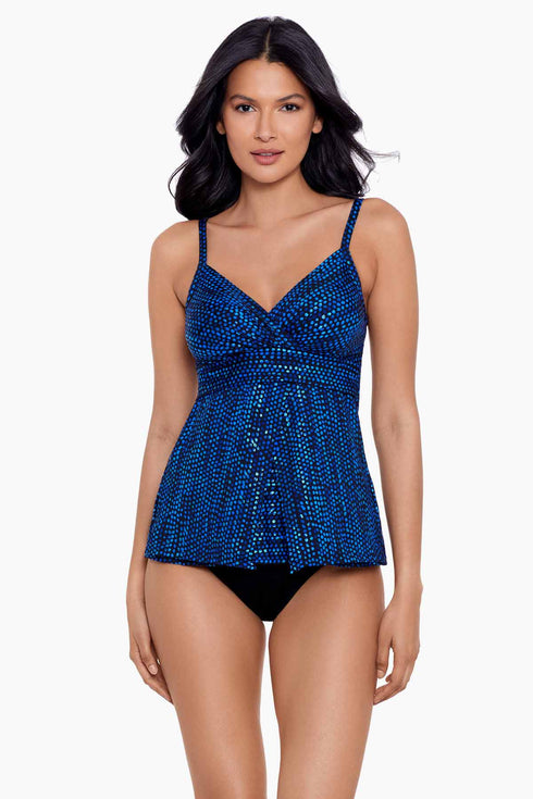 MiracleSuit Dot Com Cleo Tankini Top