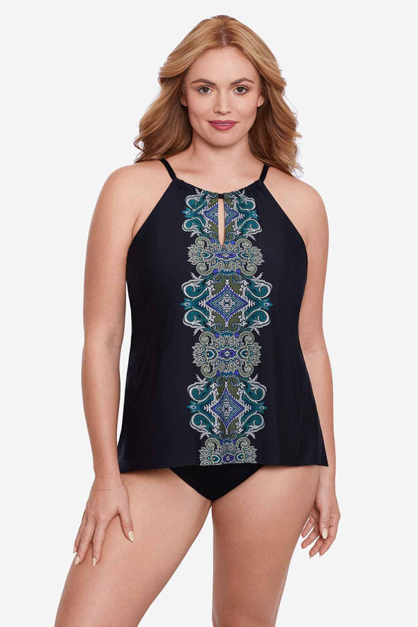 MiracleSuit Precioso Peephole Plus Size Tankini Top