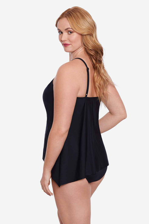 MiracleSuit Precioso Peephole Plus Size Tankini Top