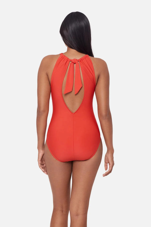 MagicSuit Solid Amelia One Piece Swimsuit