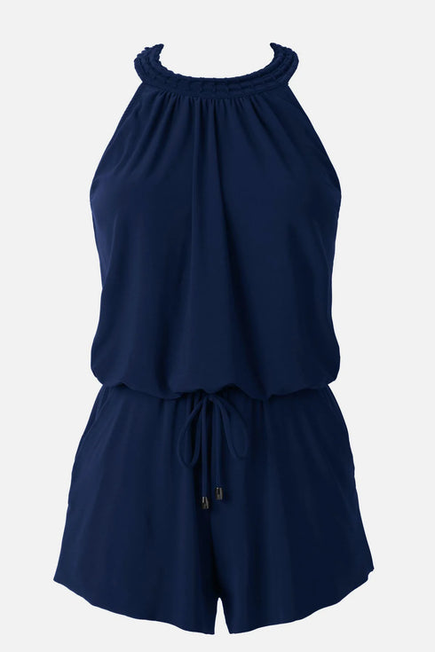 MagicSuit Solid Piper One Piece Romper Swimsuit