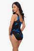 MagicSuit Swipe Right Amal One Piece Swim Dress