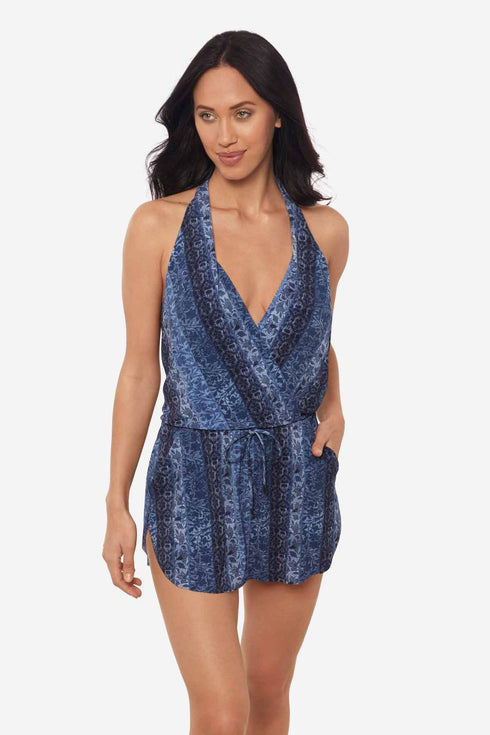 MagicSuit Via Roma Ellie One Piece Romper Swimsuit