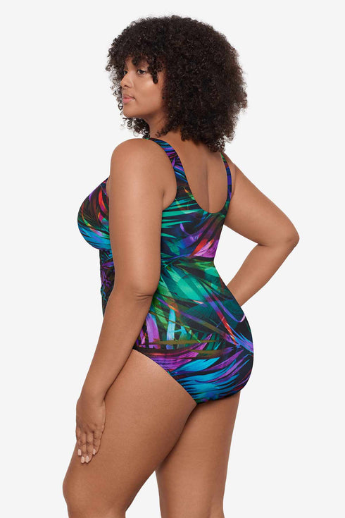 MiracleSuit Plus Size Palma Paradiso Oceanus One Piece Swimsuit
