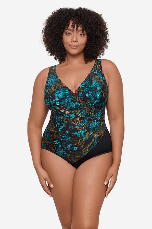 MiracleSuit Flor De Mare Oceanus Plus Size One Piece Swimsuit