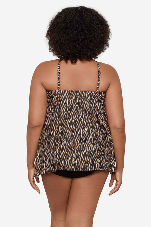 MiracleSuit Topkapi Peephole Plus Size Tankini Top