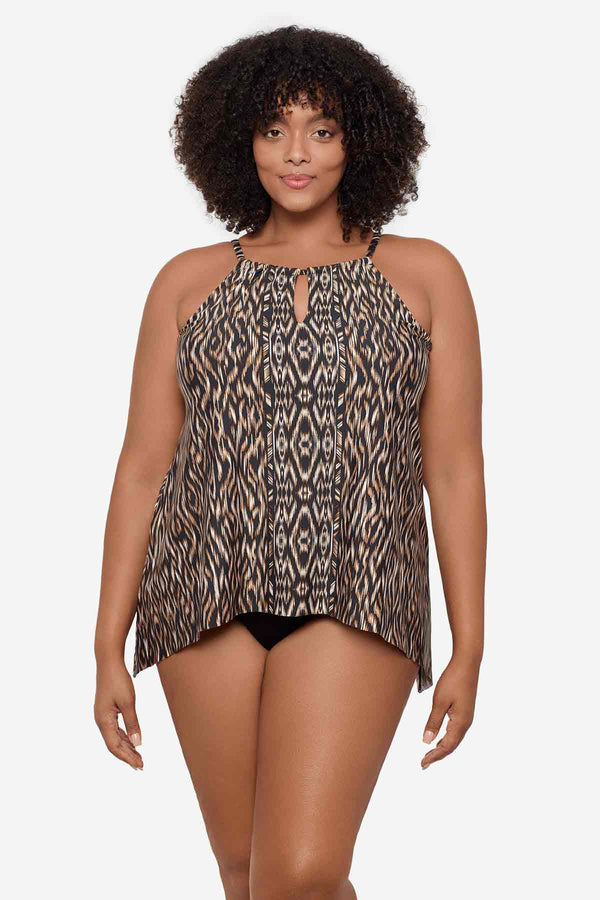 MiracleSuit Topkapi Peephole Plus Size Tankini Top