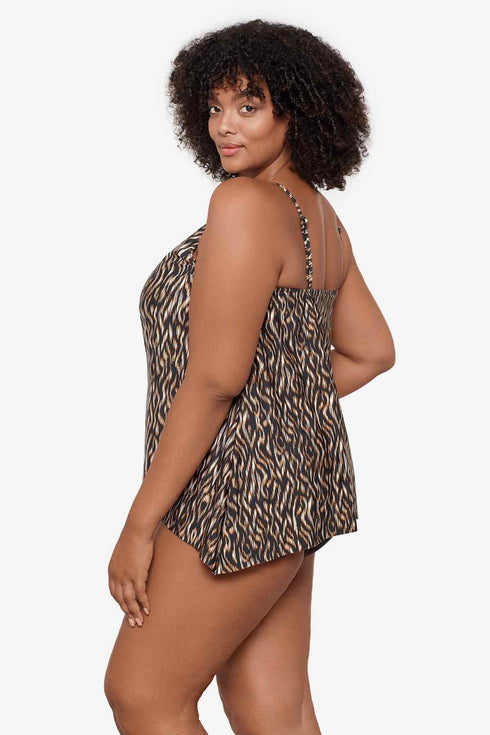MiracleSuit Topkapi Peephole Plus Size Tankini Top