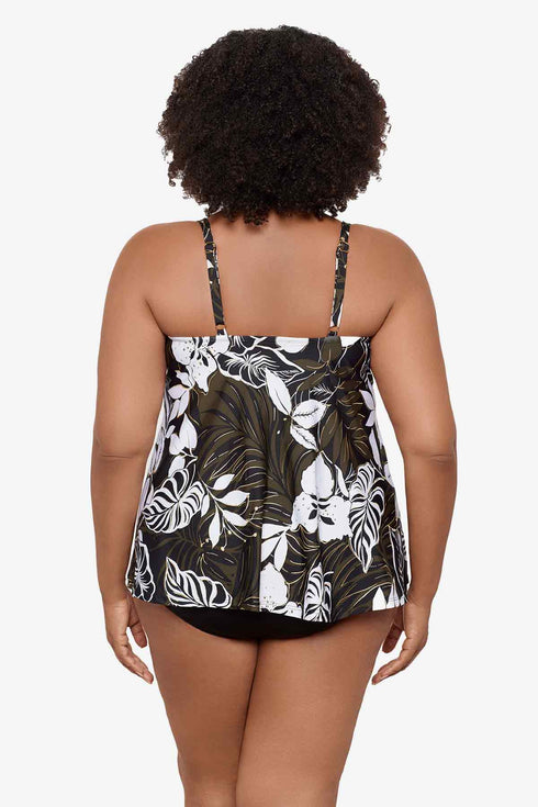 MiracleSuit Elle Dorado Love Knot Tankini Top Plus Size