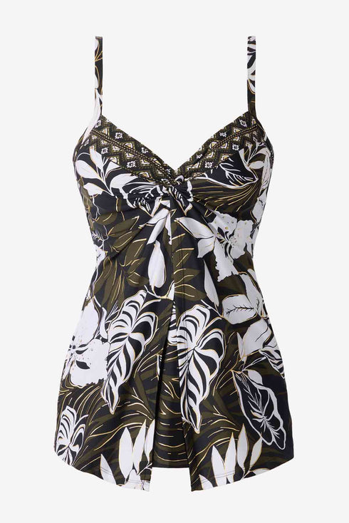 MiracleSuit Elle Dorado Love Knot Tankini Top Plus Size