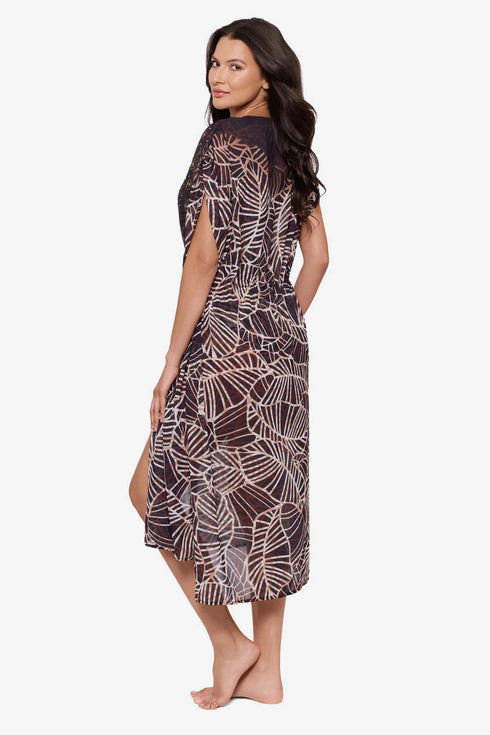 Miraclesuit Let's Be Fronds Beaded Kimono