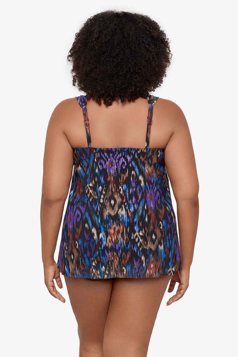 MiracleSuit Tapiz Dazzle Plus Size Tankini Top