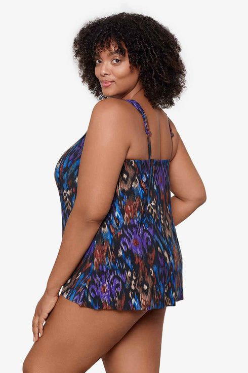 MiracleSuit Tapiz Dazzle Plus Size Tankini Top