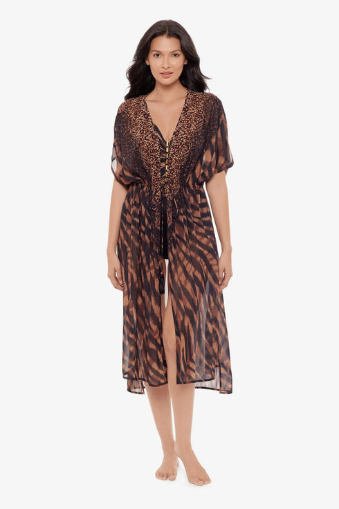 Miraclesuit Raya De Safari Beaded Kimono