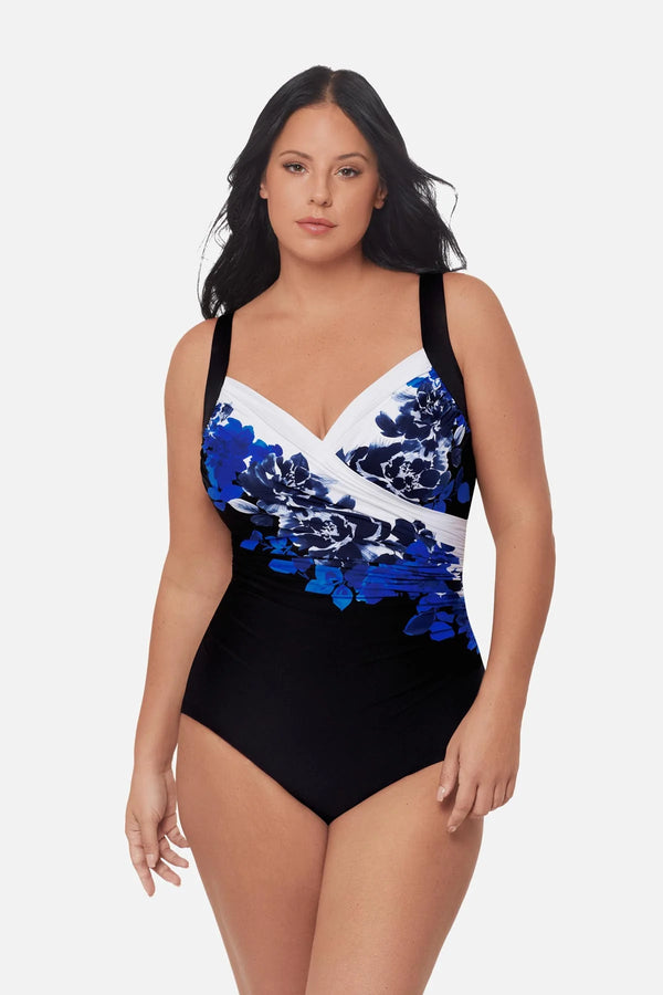 Miraclesuit Ombra Fiore Plus Size Sanibel One Piece
