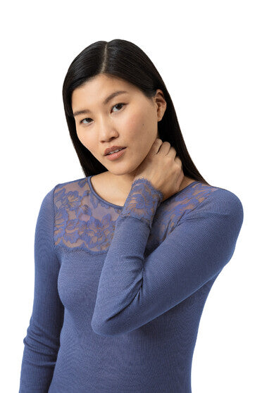 Mey Serie Wool Love T-shirt Long Sleeve