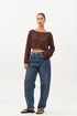 Gottex Beach Life Anna Two Crochet Long Sleeve Beach Top