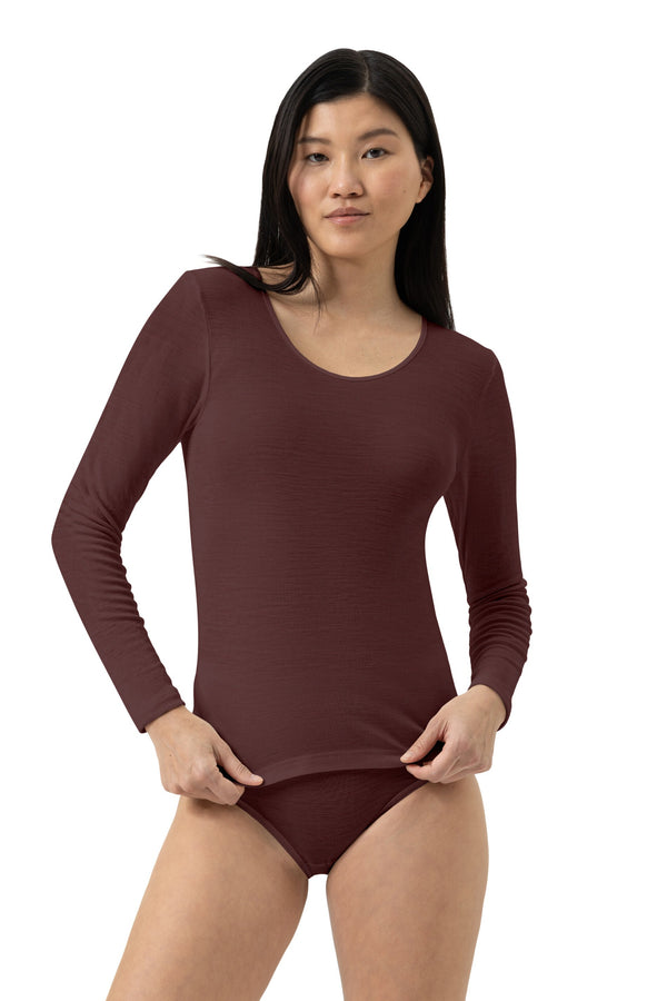 Mey Serie Wool&Silk T-shirt Long Sleeve