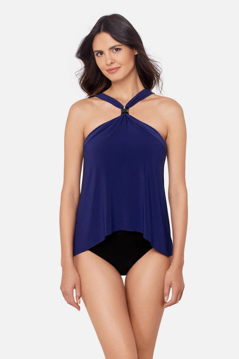 Magicsuit Solid Faye Tankini Top