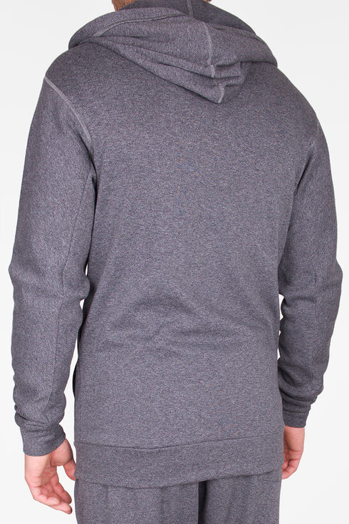 Shan Relaxation Versatile zip-up hoodie