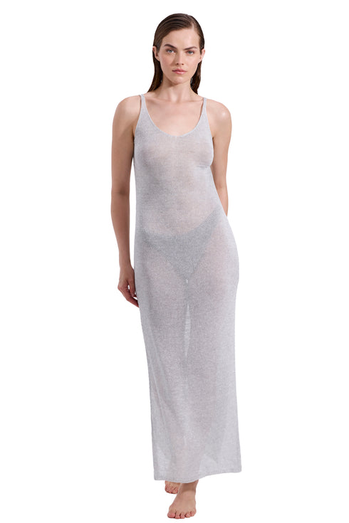 Gottex Luma Solar Shimmer Knit Dress