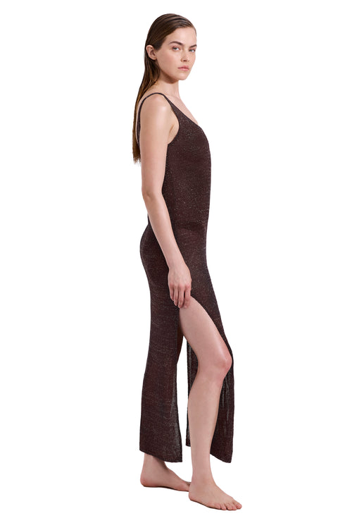 Gottex Luma Solar Shimmer Knit Dress