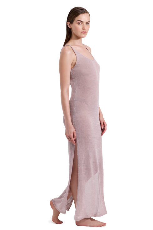 Gottex Luma Solar Shimmer Knit Dress