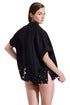 Gottex Luma Amalfi Lace Short Sleeve Button Down Shirt
