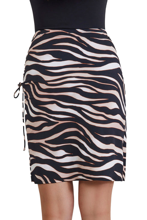 Gottex Modest Surplice Skirt with Side Shirring