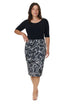 Gottex Modest Faux Wrap Skirt with Tie