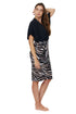 Gottex Modest Faux Wrap Skirt with Tie