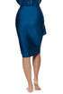 Gottex Modest Faux Wrap Skirt with Tie