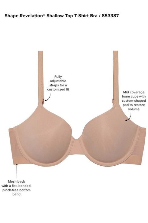 Wacoal Shape Revelation® Shallow Top Underwire T-Shirt Bra