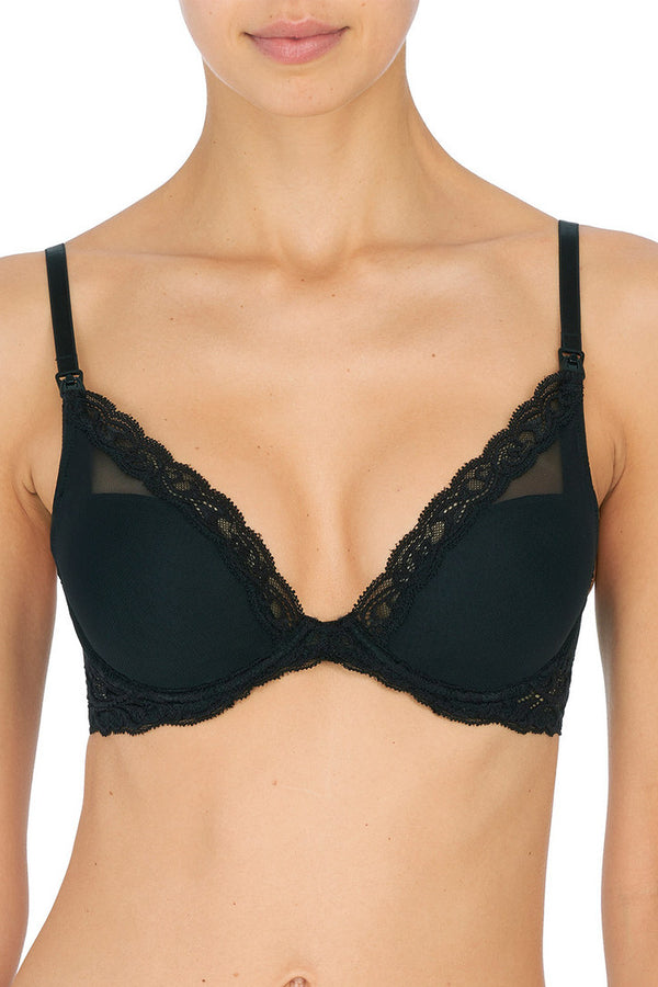 Natori Feathers Maternity Contour Plunge Underwire