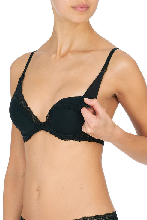 Natori Feathers Maternity Contour Plunge Underwire