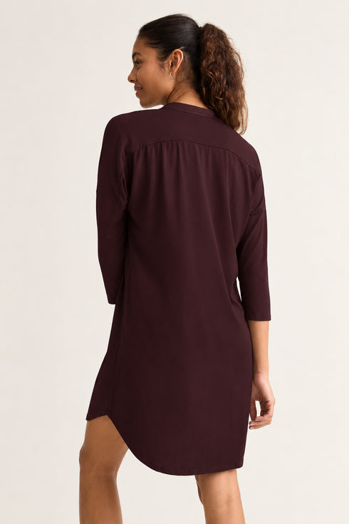 Fleur't Essentials Dolman 3/4 Sleeve Nightshirt