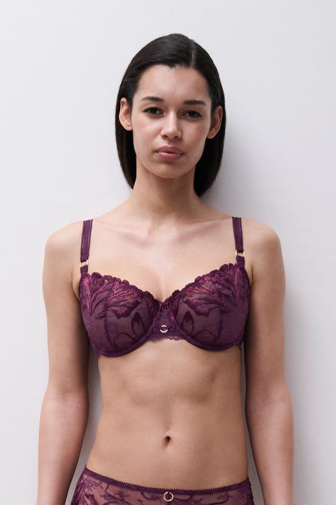 Chantelle Illusion Lace Unlined Demi Bra