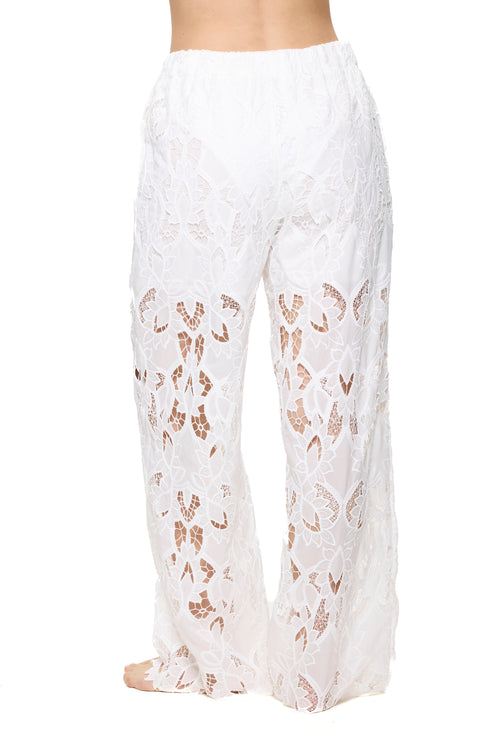 Gottex Guipure Lace Beach Pant Cover-Up