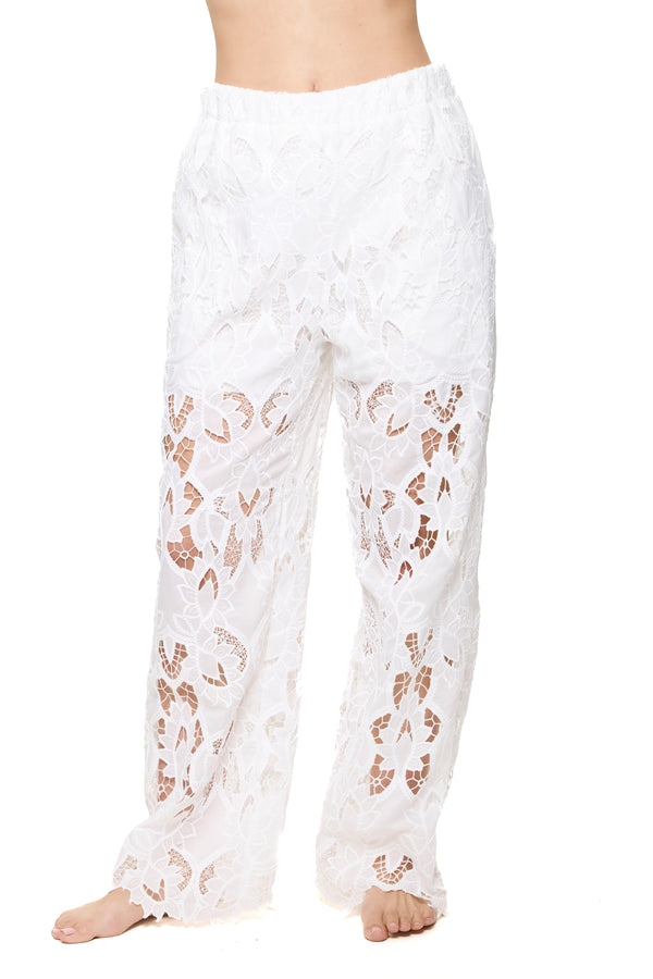 Gottex Guipure Lace Beach Pant Cover-Up