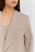 Shan Billy Structured Jacket With Scalloped Collar And Cuff