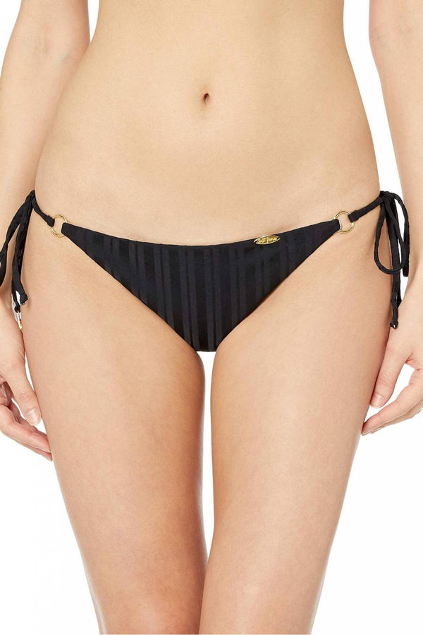Luli Fama Turi Turai Wavey Ruched Back Brazilian Tie Side Bottom