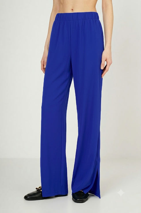 Shan Celine Straight-Leg Silk Pants