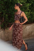 Gottex Beach Life Terra Square Neck Printed Crop Top