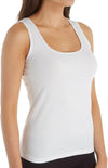 Hanky Panky Cotton with a Conscience Scoop Neck Tank Top 894354 WHITE